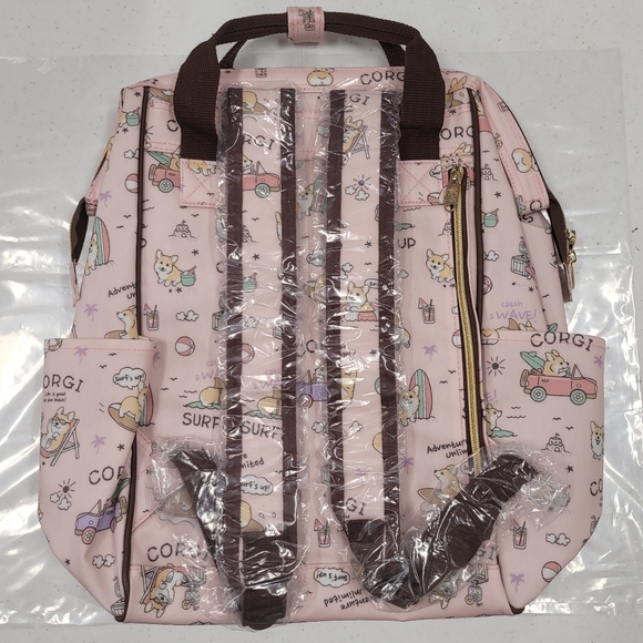 Waterproof Corgi Large Opening Backpack - Picture 8 of 13